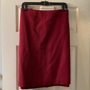 J Crew Women’s Wool Pencil Skirt - Size 20